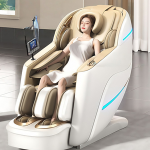 Silla de masaje de gravedad cero para dormir 3D SL Track Airbag de cuerpo completo Shiatsu cuello a muslos pantorrilla SPA calefacción voz inteligente Bluetooth - Product Image 1
