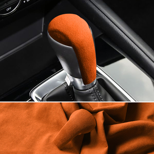 Para <span class=keywords><strong>Mazda</strong></span> Axela Atenza, cubierta de <span class=keywords><strong>maletero</strong></span> de cambio de marchas de Alcantara, pegatina embellecedora decorativa, accesorios de Interior de coche, para <span class=keywords><strong>Mazda</strong></span> Axela Atenza, 1, 2 - Product Image 5