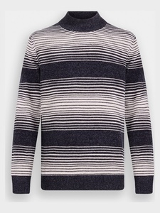 Pull à col roulé classique pour <span class=keywords><strong>homme</strong></span> en mélange de laine mérinos fine pour un look maritime intemporel - Product Image 6