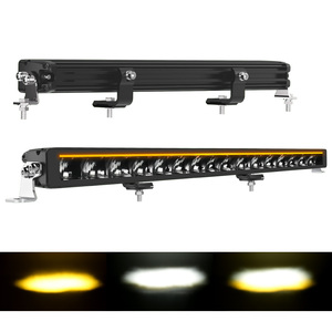 Luz LED de doble color blanco y amarillo con certificación E-mark R149 R148, luz diurna dinámica blanca, luz estroboscópica de advertencia ámbar, 12v 24v, para vehículos Volvo - Product Image 1