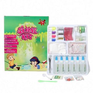 New Arrival Colourful Non Borax DIY Glue <b>Slime</b> Making Kit with Plastic Clay and Resin for Kids Non Toxic - Product Image 6