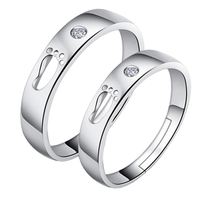 Célébrez votre union éternelle avec nos exquises alliances assorties pour couple, en forme de cœur, en zircon, plaqué platine et or rose