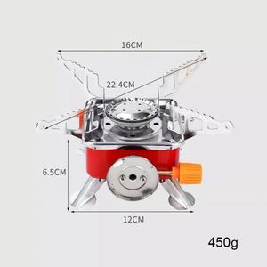 Réchaud de camping portable, cuisinière de randonnée, survie d'urgence, nouveauté pour l'extérieur, réchaud à gaz léger en acier inoxydable pliable pour le bois - Product Image 2