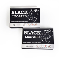Étiquette personnalisée, formule haute concentration Ginseng et Maca, pilules bleues pour la performance masculine, 10 pilules par boîte