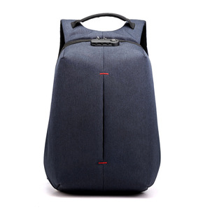 Anti-Theft Nylon Business <b>Backpack</b> Water-Resistant <b>Laptop</b> Rucksack with Lock Office Travel Supplier - Product Image 4