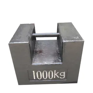OIML yüksek kalite 500kg 1000kg M1 dökme demir test ağırlıkları standart ağırlıklar asansör sayacı ağırlıkları