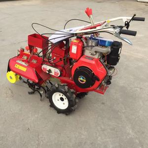 Self-Propelled <b>Cultivator</b> Multifunctional Engine Powered Crop Planting And Trenching Machine Red Color - Product Image 2