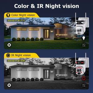 LS VISION Ubox App 4G Energía solar Seguridad CCTV Cámara 2K Visión nocturna Audio bidireccional Tarjeta SD IP66 6MP CMOS WiFi Venta caliente - Product Image 6