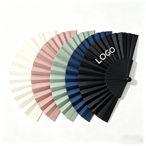 <span class=keywords><strong>Abanicos</strong></span> de Mano Personalizados al por Mayor, Impresos, Portátiles, de Bambú y Plástico, con Logotipos, Regalos Promocionales y Recuerdos para Bodas y Fiestas - Product Image 3