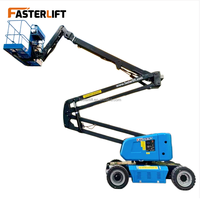 Nouvelle nacelle articulée électrique/hydraulique autopropulsée Fasterlift Jenny, portée 8m-16m, hauteur maximale 28m, certifiée CE ISO9001