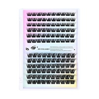 Extensions de cils en grappes faites à la main, 12 rangées, épaisseur 0,07 mm, effet 5D volumineux, pour maquillage DIY, pour fans de cils en grappes