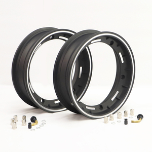 Roue coulée de moto personnalisée Jante de roue noire en alliage d'aluminium de 10 pouces Roue de scooter pour <span class=keywords><strong>Vespa</strong></span> - Product Image 1