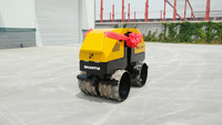 Rouleau compresseur à double tambour Shantui SR016W de marque chinoise, à vibration et compactage efficaces, pour les petits entrepreneurs et l'entretien municipal