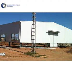 Prefabricated indoor stadium steel frame structure roofing prefab steel structure hangar metal shed steel building warehouse