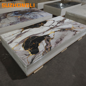 Dán Cài Đặt Tấm Nổi Bật 3D In 1220*2440*3Mm Tùy Chỉnh Mô Hình Màu Trắng 3D Mô Hình Thiết Kế 5 Năm PVC UV Tường Bằng Đá Cẩm Thạch Bảng Điều Chỉnh - Product Image 3