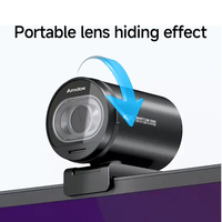 Cámara Web M5 Serie 4K UHD con Enfoque Automático, USB 2.0 Tipo-C para Transmisiones en Vivo y Videoconferencias (Distancia de Enfoque de 10cm-300cm)