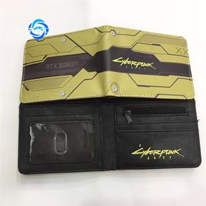Cyberpunk 2077 Spiel Anime PU Short Wallet Trendy Student Unisex Karten halter Zubehör - Product Image 3