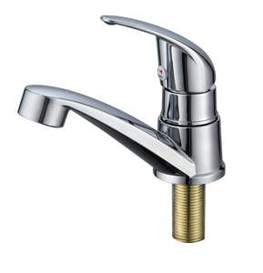 Grifo de baño cromado de una sola manija de ABS, alta calidad, <span class=keywords><strong>precio</strong></span> bajo, diseño contemporáneo, cerámica, medido, un solo orificio, uso al aire libre - Product Image 1