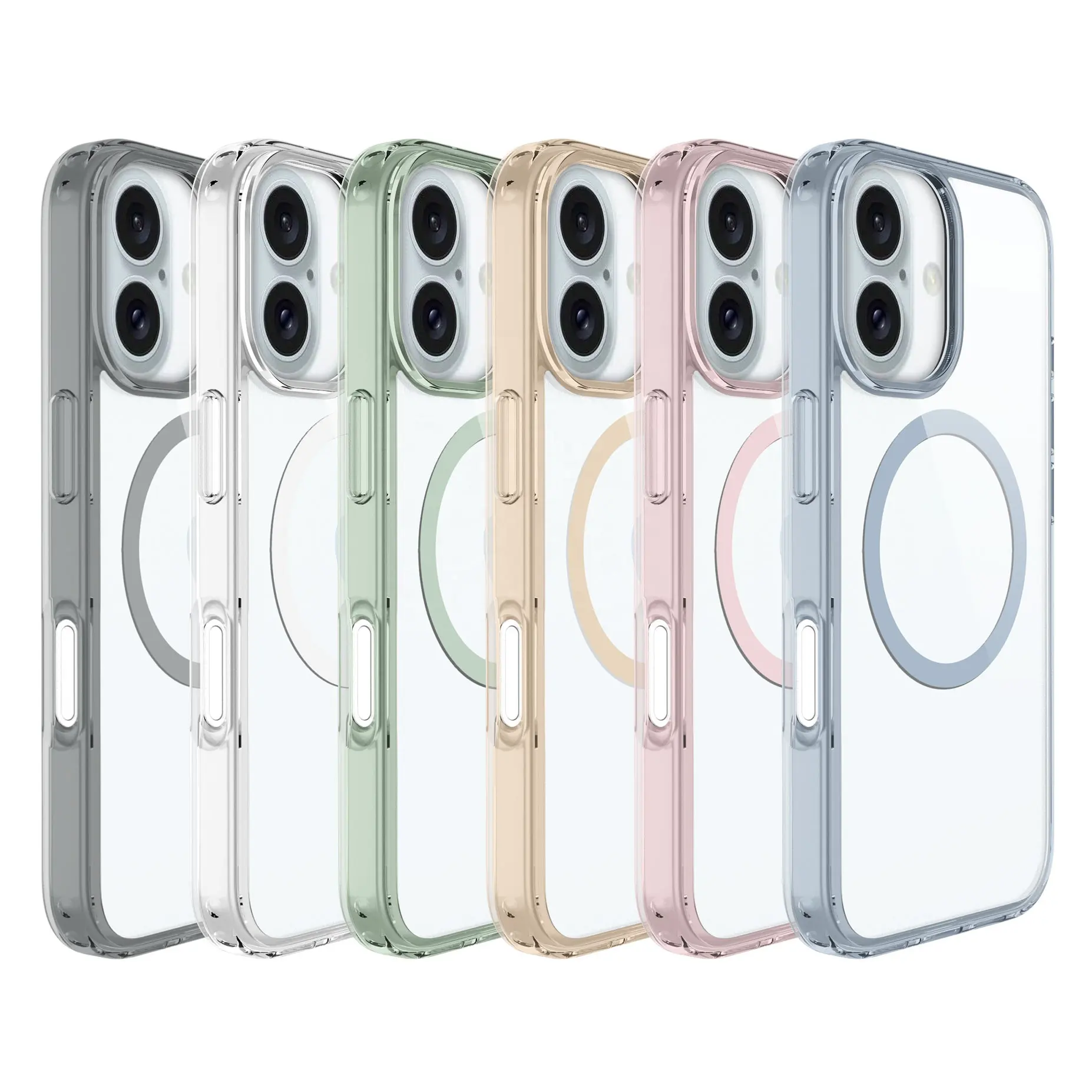 Individuelle Telefonhülle 2024 Herstellung transparente hybride klare Abdeckung stoßfeste Hülle für iPhone 16 Pro Max Premium 16 Hülle