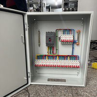 Armoire de distribution basse tension blanc laiteux pour éclairage industriel, coffret électrique extérieur pour chantier de construction