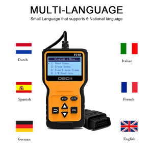 เครื่องมือวินิจฉัยรถยนต์ OBD2 รุ่น V310 พร้อมหน้าจอ LCD อ่านโค้ดข้อผิดพลาดของเครื่องยนต์ - Product Image 4