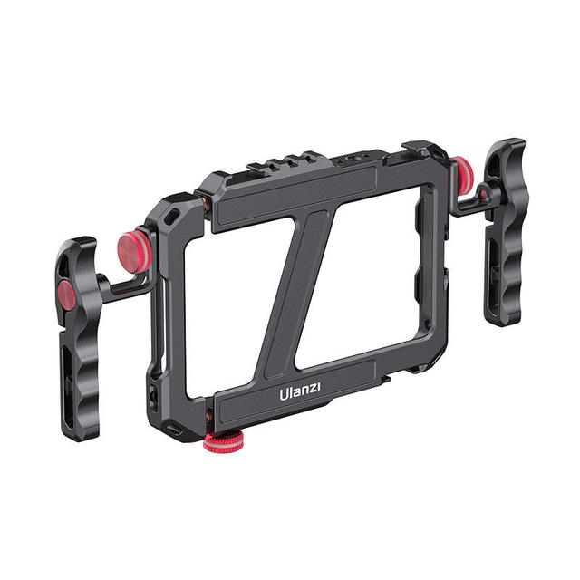 Ulanzi Lino Smartphone Cage Mobile Filmmaking Case for iPhone 16 15 14 13 12 Samsung Handle Grip Phone Vlog Video Rig Stabilizer