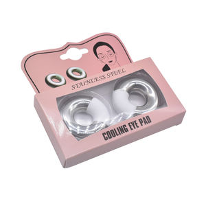 Nouveau design Coussinet de glace rond pour les yeux en acier inoxydable <span class=keywords><strong>Gel</strong></span> <span class=keywords><strong>Cryo</strong></span> à l'intérieur Coussinet pour les yeux de traitement à chaud et à froid - Product Image 6