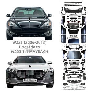 S500 <span class=keywords><strong>S550</strong></span>รถ <span class=keywords><strong>Mercedes</strong></span> <span class=keywords><strong>Benz</strong></span> S Class 2006-2013 <span class=keywords><strong>W221</strong></span>อัพเกรดเป็น W223 1:1ชุดบอดี้กันชนสไตล์ Maybach - Product Image 1