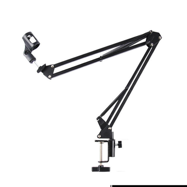 Cheap Flexible Folding Microphone Stand Holder 360 Degree Stable Support Arm Mic Stand for Studio Live Broadcast