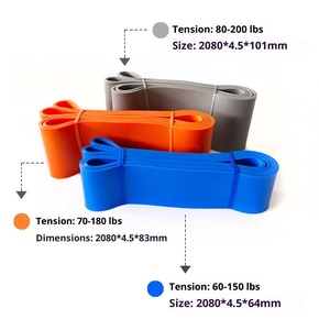 Bandes de Résistance avec Poignées pour Exercices Hommes et Femmes – Équipement d'Entraînement de Force à Domicile – 5 Niveaux – <span class=keywords><strong>Bande</strong></span> Tubulaire et Corde de Traction - Product Image 6