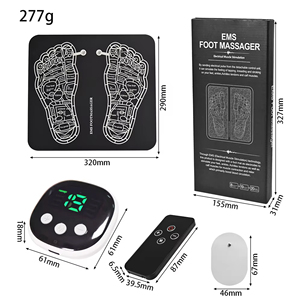 Masseur de pieds EMS de haute qualité avec patch, contrôle automatique de l'intensité multi-modes, tapis de massage électrique portable - Product Image 6