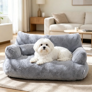 Pet Sofa Luxury for Small Dogs & <b>Cats</b> Solid Pearl Cotton Oxford Cloth Anti-Slip PP Cotton Sponge Soft Modern Comfortable - Product Image 2