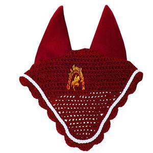 Horse Fly Bonnet ผ้าคลุมหน้าสำหรับการขี่ม้า,ผลิตภัณฑ์สำหรับการขี่ม้าการขี่ม้าผลิตภัณฑ์สำหรับขี่ม้า - Product Image 1