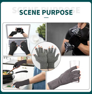 ถุงมือสำหรับผู้หญิงถุง<span class=keywords><strong>มือ</strong></span>ข้ออักเสบข้อ<span class=keywords><strong>มือ</strong></span>สำหรับกายภาพบำบัดป้องกันการลื่นและกายภาพบำบัดสีเบจ - Product Image 6