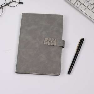 Factory Customized Student <strong>Notepad</strong> <strong>with</strong> Leather Cover A6/A5 Size Thermal Bound Custom Logo for Office Business Meetings - Product Image 4