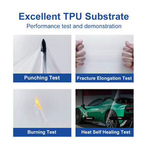Película Protectora de Pintura Transparente Brillante Autoadhesiva para Vehículos, Rollo de Poliuretano para Envoltura de Automóviles, Película de TPU PPF para Carrocería - Product Image 2