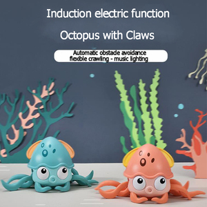 New Hot Selling Wholesale Plastic Pulling Walking Octopus Electric <strong>Crawling</strong> <strong>Crab</strong> <strong>Toy</strong> - Product Image 3