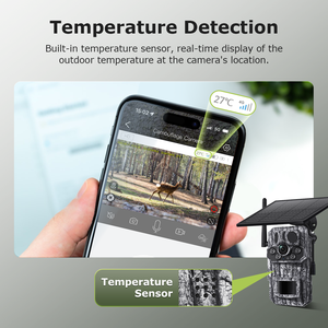 Caméra de chasse sur sentier solaire Regis 4G 3MP Triple PIR GPS Détection de mouvement <span class=keywords><strong>Vidéo</strong></span> en direct Vision nocturne IP66 pour la journée et la nuit - Product Image 2