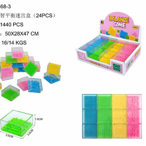 Promoción Mini Balance Cube <span class=keywords><strong>Game</strong></span> Plastic and Wood Brain Storming Kid Toy para rango de edad 2 a 4 y 5 a 7 años - Product Image 1