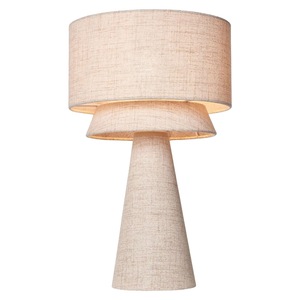 Fabric <b>Table</b> <b>Lamp</b> E27 LED Switch Control Bedroom <b>Study</b> Desk <b>Lamp</b> Warm Cozy Lighting Decor - Product Image 5