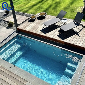 Water Crown Electric Automatic Translation Pool Cover Remote Control <b>Sliding</b> Cover For <b>Large</b> Inground Swimming Pools - Product Image 1