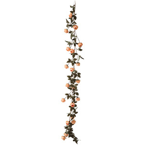Artificial Peony Vine With Green <b>Leaves</b> Autumn <b>Decor</b> For Home <b>Wall</b> Hanging Living Room Decoration Silk Flower Bouquet - Product Image 5