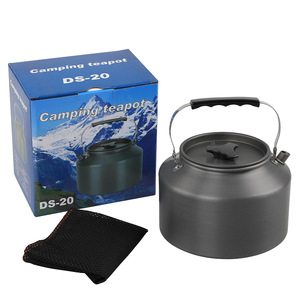 <b>Camping</b> Teapot DS-20 2L Portable <b>Kettle</b> For Outdoor Boiling Water And Tea Brewing Anodized Finish - Product Image 1