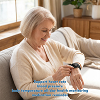 Reloj Inteligente VFA109S SOS 4G con GPS, Alerta de Caídas, Videollamada, Monitor de Salud y Presión Arterial para Personas Mayores