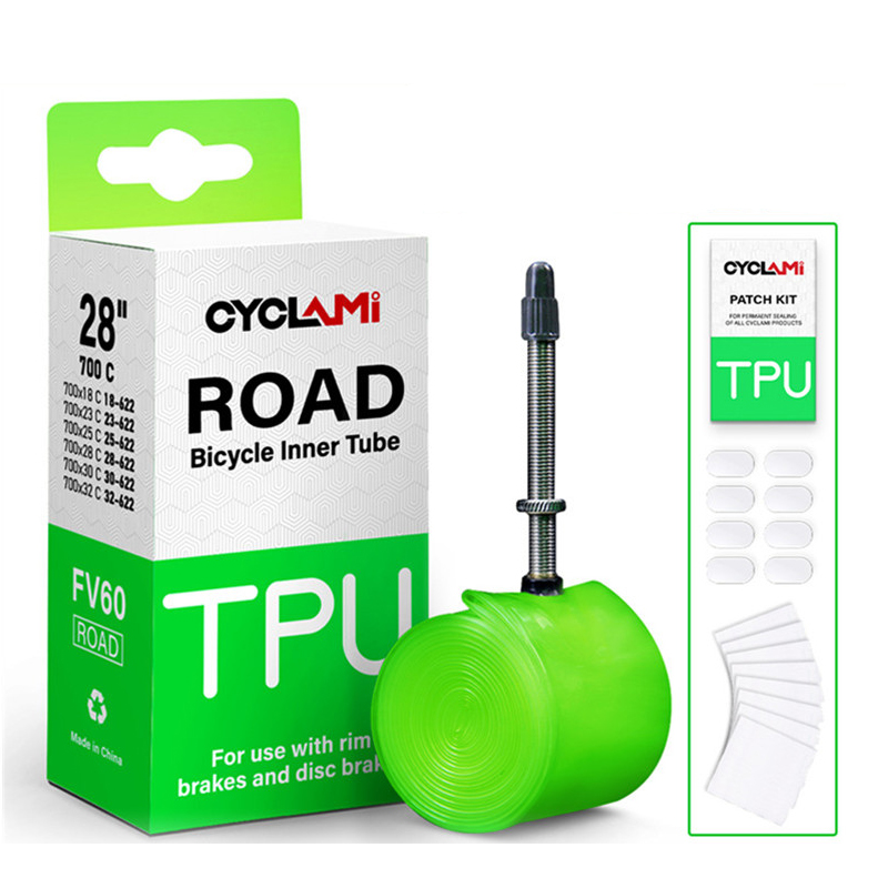 Сверхлегкая внутренняя труба CYCLAMI из ТПУ, 38 г, 700C 60 мм 80 мм для дорожного велосипеда 700C 18 23 25 28 30 32, велосипедные шины