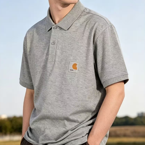 <span class=keywords><strong>Polo</strong></span> de Alta Calidad para Hombre, Manga Corta, Estilo Business, para Golf, Transpirable, de Verano, Tejido en Algodón de Fibra Larga, con Logotipo Hartt - Product Image 5