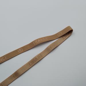 Ceinture en nylon jacquard personnalisée de 30mm Bande à chevrons élastique lisse et douce pour vêtements de fitness Textile de maison antidérapant en silicone de 5mm - Product Image 3