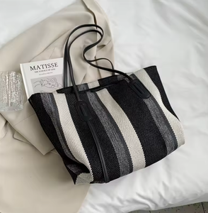 New <b>Large</b> Capacity Handbag for Girls Shopping Fashionable and Casual Chinese Canvas <b>Large</b> Handbag Shopping <b>Bag</b> - Product Image 3