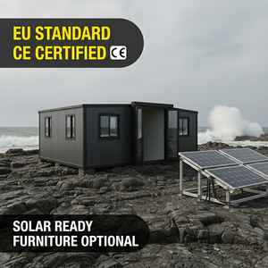 Casa Contenedor Modular Prefabricada <span class=keywords><strong>de</strong></span> Lujo <span class=keywords><strong>de</strong></span> Diseño Personalizado, Expandible <span class=keywords><strong>de</strong></span> 20 pies, Villa Móvil Moderna, Edificio <span class=keywords><strong>de</strong></span> Oficinas, Vivienda Vacacional - Product Image 1