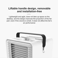 Kipas Angin USB Portabel Nirkabel Mini AC Inverter Kipas Isi Ulang Pendingin Udara Evaporatif Kecil